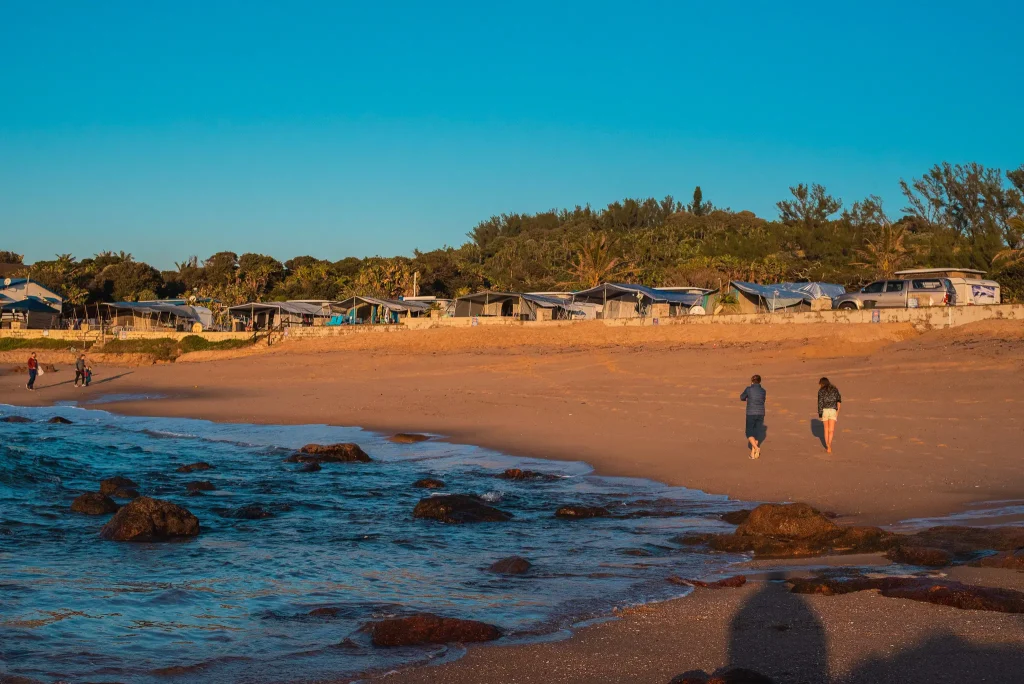 Beach view of Park stands